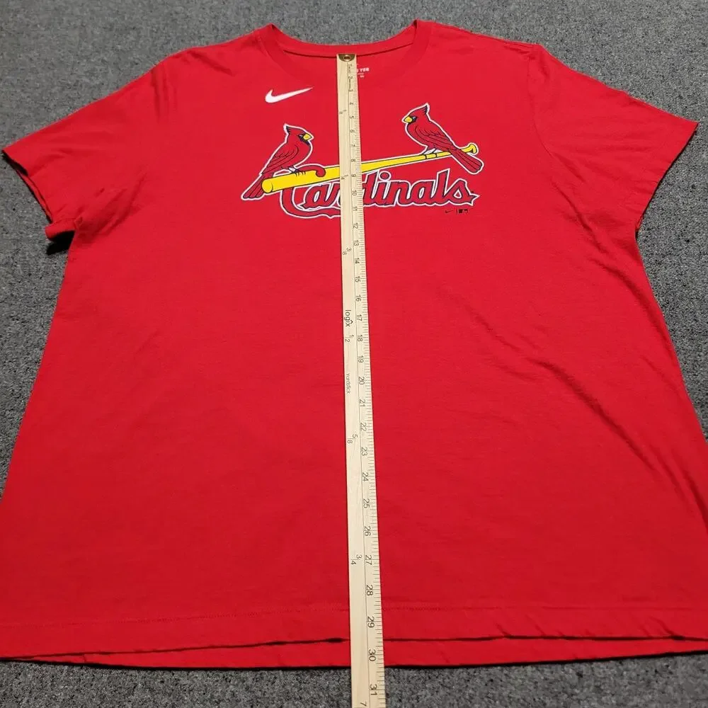 Nike St. Louis Cardinals Shirt Mens 2XL XXL Red Nolan Arenado Shirsey 28 MLB